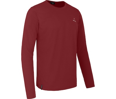 BERGSON BENO: Langarm T-Shirt aus Pique