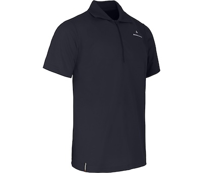 BERGSON DIRK: Pique Polo-Shirt mit Rei�verschluss