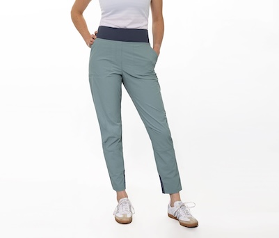 BERGSON PUSULA: Leichte Ripstop Hose & Comfort-Bund