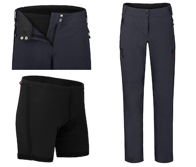 BERGSON VINA: Ripstop Radhose & Sitzpolster